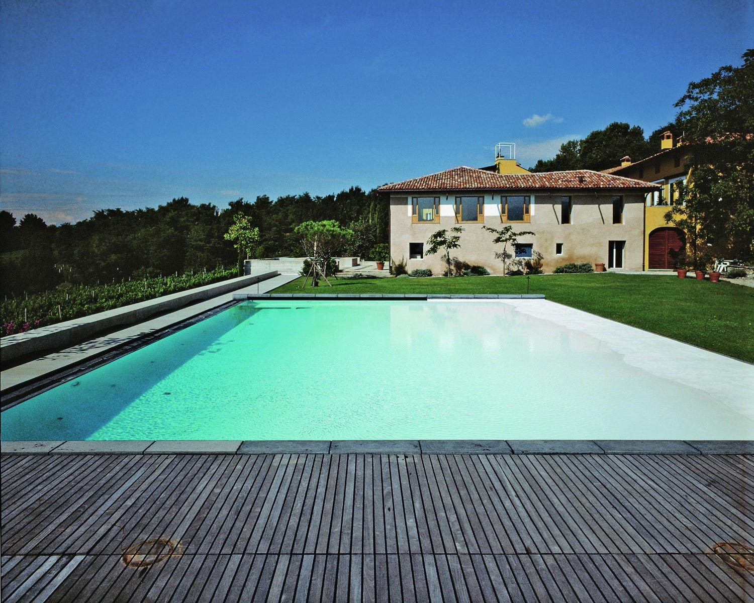 giardino e piscina Centro Tognano Ivano Gianola